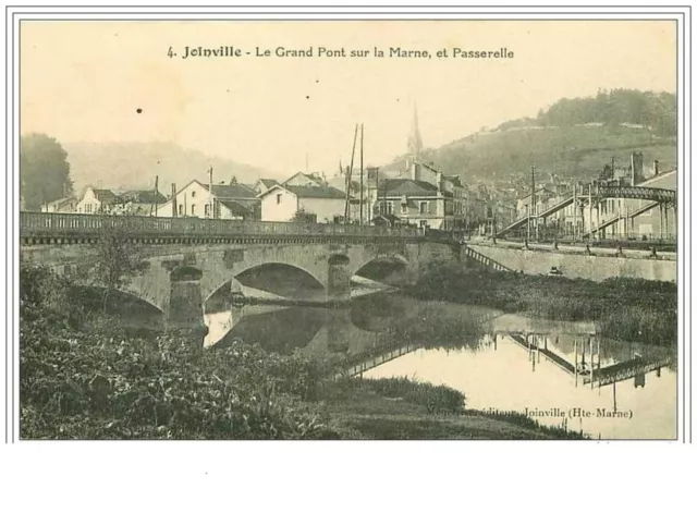 52.Joinville.le Grand Pont Sur La Marne, Et Passerelle