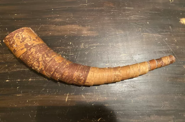 Corno in betulla, Viking Horn / Birch Horn / Rare Handmade object