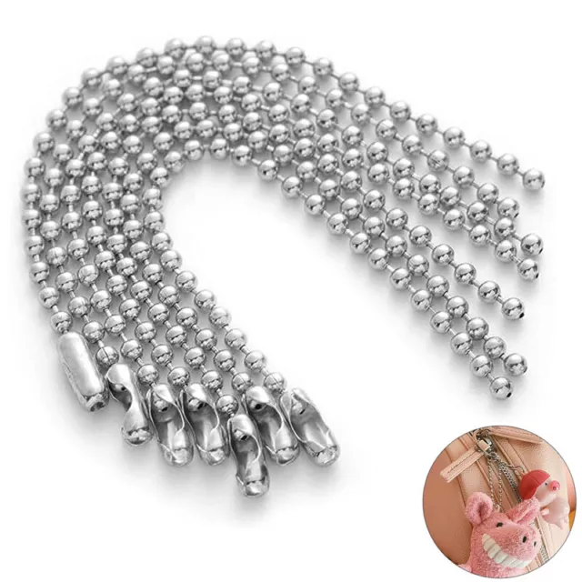 100pcs Beaded Necklaces with 4IN 10CM Bulk Ball Chain Jewelry Making Set ﻿