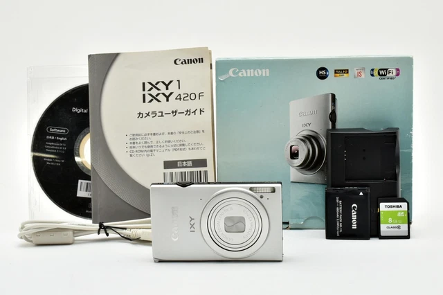 Canon IXY 420f FULL HD シルバー　ジャンク品 Canon IXY 420F 420 F 16.1 MP Compact Digital Camera Silver