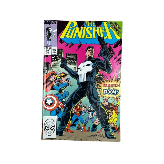 MARVEL comics the punisher doom 1989 volume 1 issue 29 vintage comic book VGC