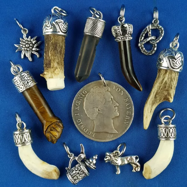 DIY Charivari Scharivari Trachtenschmuck Anhänger Chari 12 Teile