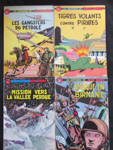 Lot De 7 Buck Danny / Anciennes Editions Souples