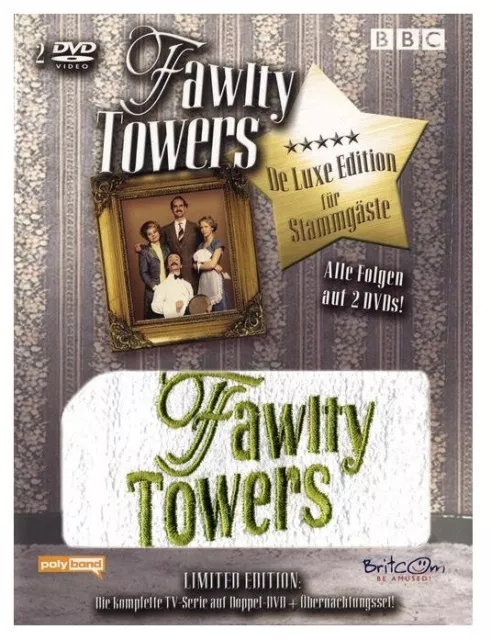 »Fawlty Towers« [2 DVDs] Limited Edition mit Übernachtungsset 🎬 NEUWERTIG 🎬