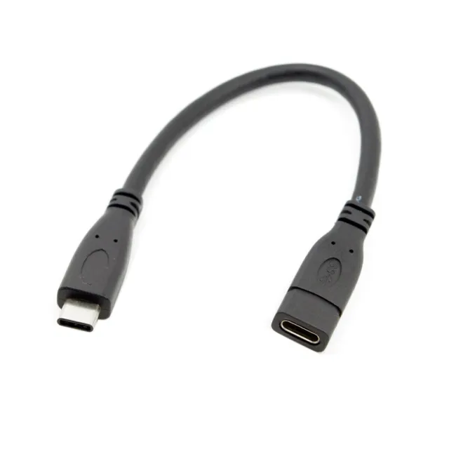 CY USB-C USB 3.1 Type C Male to Female Extension Data Cable for  Tablet 20cm