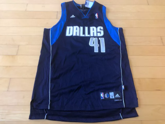 Dirk Nowitzki Mav P Diddy Dallas Mavericks NBA Adidas Swingman Jersey MENS  SZ XL