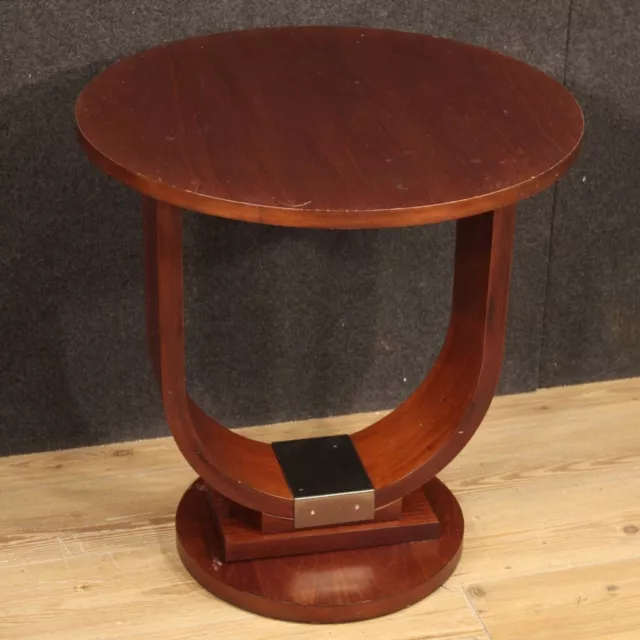 Tavolo basso design tavolino legno mobile salotto vintage 900 moderno XX secolo