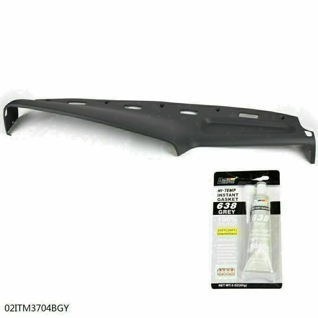 Fit For 94-97 Dodge Ram 1500 -3500 Molded ABS Plastic Dash Cover Overlay Skin US