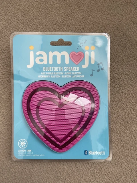 JAM AUDIO JAMOJI Heart Emoji Portable Bluetooth Speaker Wireless