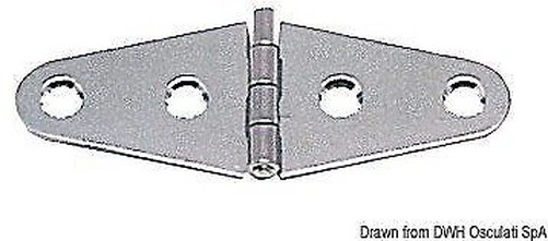 Charnières Inoxydable 101x38 MM Marque Osculati 38.467.89