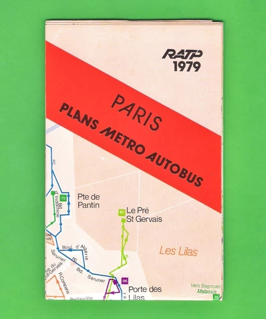 RATP PARIS - Plans Metro & Autobus - Street Map with Bus & Metro Lines ...
