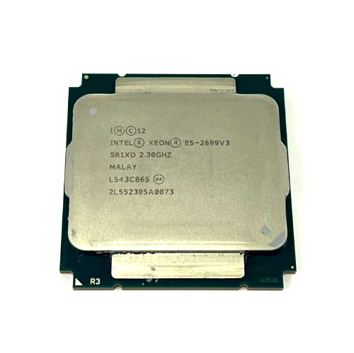 Pair of Intel Xeon E5-2699 v3 18-Core Server CPU @ 2.3Ghz FCLGA2011 SR1XD (Z3E2) Pair of Intel Xeon E5-2699 v3 18-Core Server CPU @ 2.3Ghz FCLGA2011 SR1XD (Z3E2)