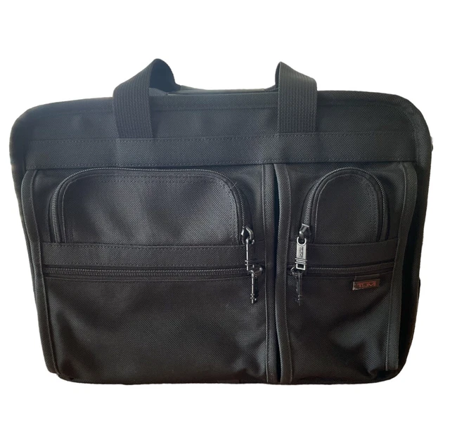 TUMI 2206D3 Black Ballistic Wheeled Expandable Laptop Bag Briefcase Carry On