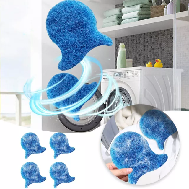 4 piezas lavadora de pelusa azul lavadora descontaminación lavado