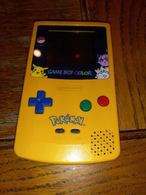 Gameboy Color Console Pikachu GAMEBOY COLOR POKEMON Pikachu Limited Edition Console CGB-001 good ...