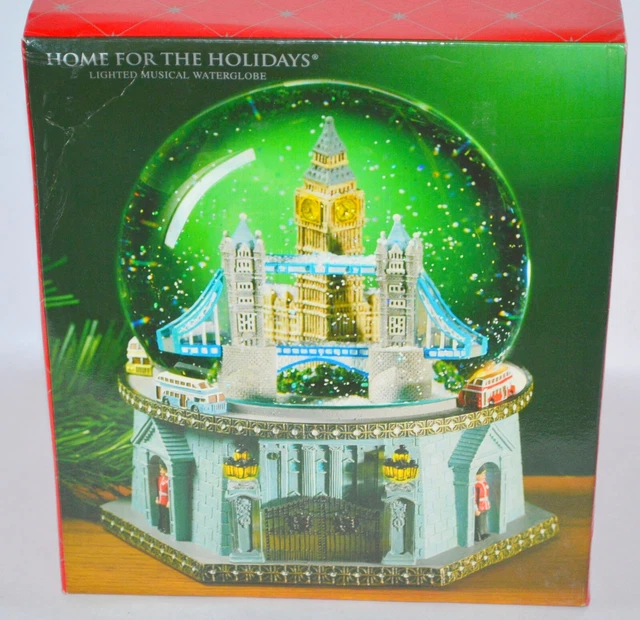 Globo de agua musical iluminado Home For the Holidays suena sobre las olas nuevo