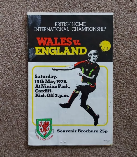 Wales v England 1978 Home International Programme