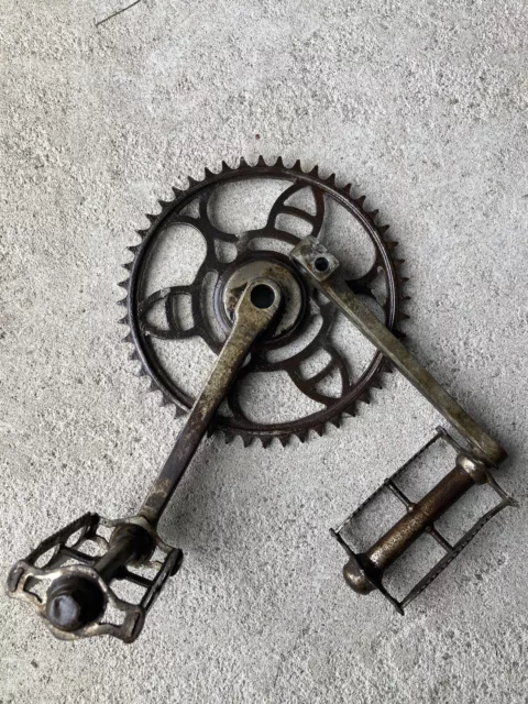 Pedalier ancien on sale de velo