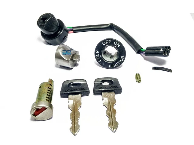Kit Interrupteur D'allumage à Clé Pour Moteur GX340 GX390 – Panneau Rouge En Fer, Avec 2 Clés