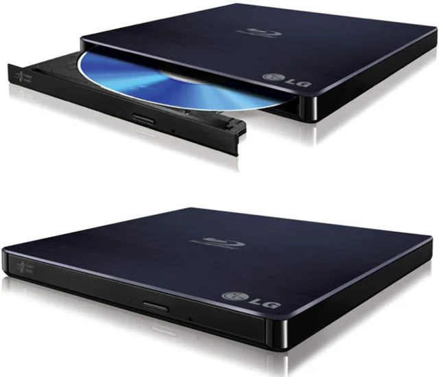 LG BP50NB40 8x Ultra Slim Portable External USB Blu-Ray Drive Burner - M Disc Si