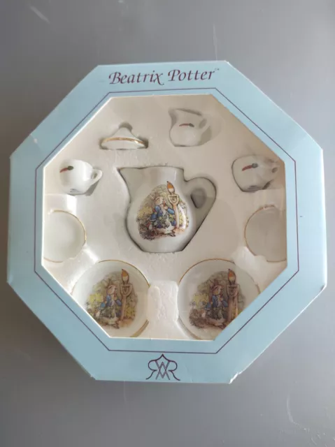 Mini Tea Set Reutter Porzellan Germany The World Of Beatrix Potter