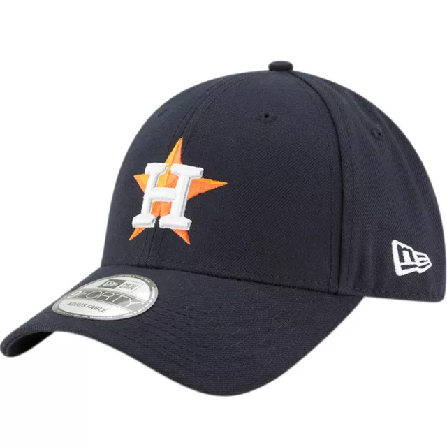 New Era 9FORTY Houston Astros MLB The League Adjustable Baseball Cap Hat - Navy