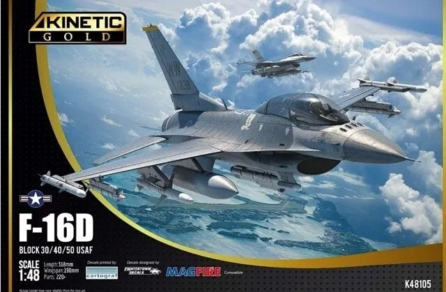 Kinetic Gold 48105 1:48th scale F-16D Block 30/40/50 USAF