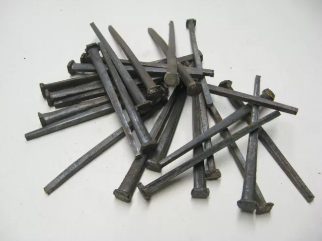 Rustic Nails 3" Square Head Wrought Iron (Lot Of 25)