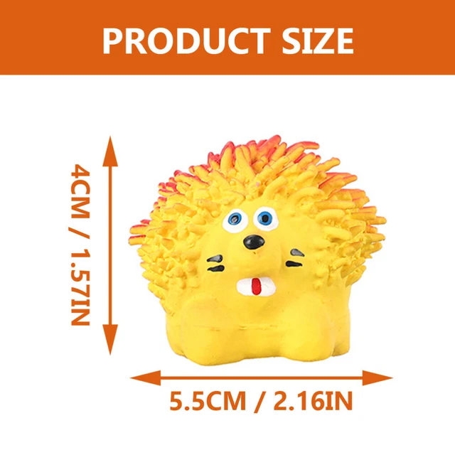 2Pcs Spielzeug TPR Welpen Spielzeug Igel Quietschende Hund Spielzeug 2