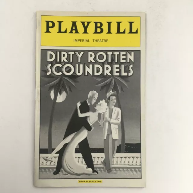 2005 Playbill Dirty Rotten Scoundrels by Jeffrey Lane, Jack O'Brien at Imperial