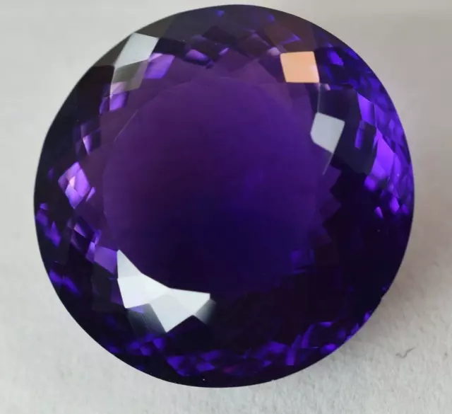 Large Purple Amethyst 77.35 CT Round Cut Loose Gemstone Gift for Women Daughter 2