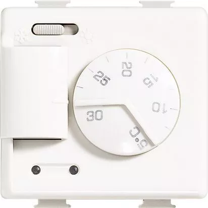 Bticino matix AM5712 - thermostat avec interrupteur pour chauffage/climatisation