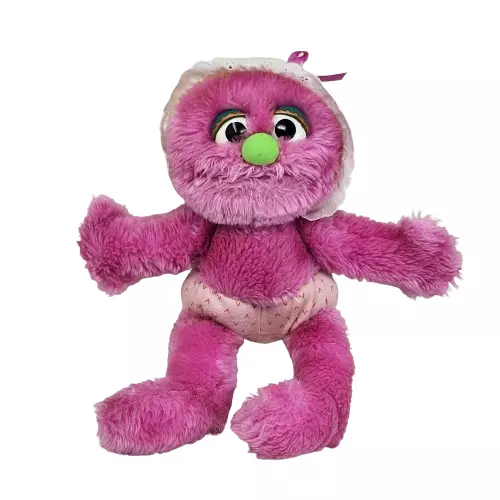 VINTAGE 1995 APPLAUSE Sesame Street Baby Natasha Pink Stuffed Animal ...