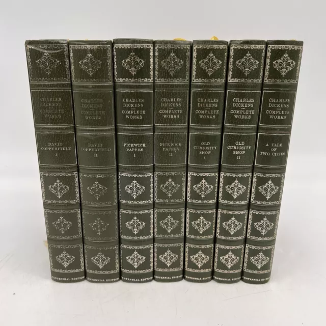 Charles Dickens Heron Books Centennial Edition Complete Works 8 Volumes Vintage