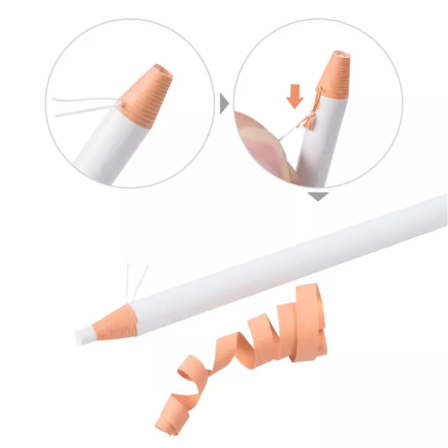 White Eyeliner Pencils 2Pcs Highlighter Eye Liner Pen Beauty Makeup Tools-