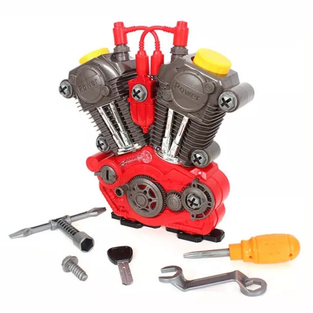 Build Your Own Engine Overhaul Toy Set With Light & Sound  xmas Gift For Kids 2