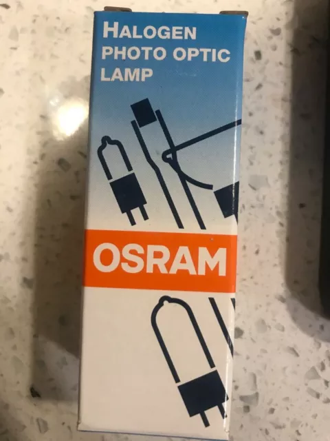 Lámpara óptica fotográfica halógena Osram. 250W 120V.