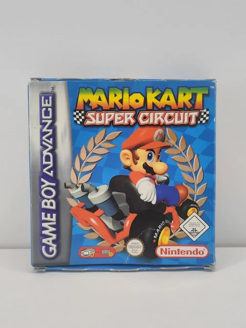 Jeu Game Boy Advance – Mario Kart Super Circuit – Cartouche Originale PAL EU – Bon état