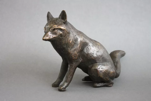 Fuchs von Kurt Arentz Bronze Skulptur Original