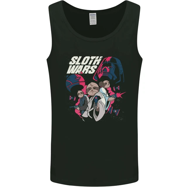Gilet da uomo Sloth Wars divertente parodia TV e film parodia