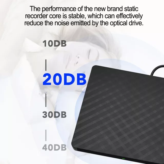 Slim USB3 0 Tray Type CD Writer Universal Compatibility Reliable Performance