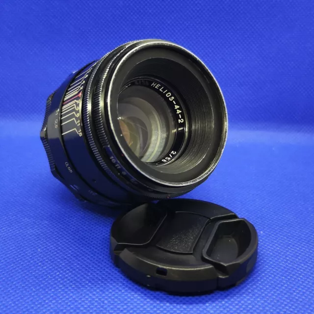 RARE KMZ Helios 44-2 GLOSS f2 58mm mount m42 Soviet lens 7246463