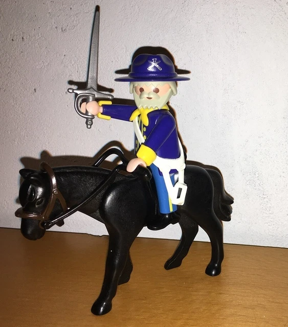 PLAYMOBIL PERSONNALISÉ OFFICIER Confédéré (Signaleur)(US-1861) REF
