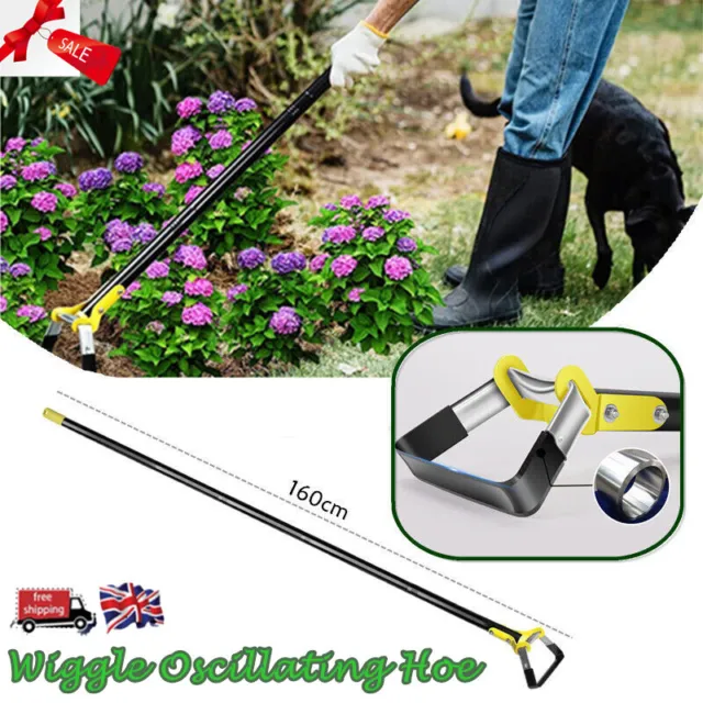 Wiggle Oscillating Hoe Action Stirrup Garden Weeding Tools for Loosening,Sowing