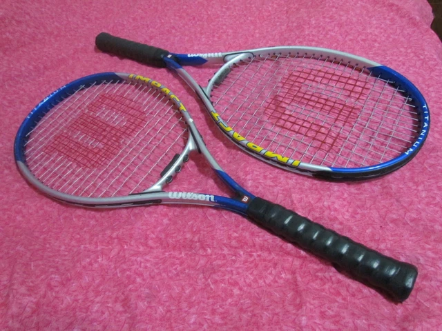 Raquette De Tennis Wilson Titanium Impact – Taille De Grip 4 1/4, 112 In²