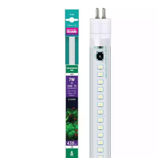 Arcadia Led-Tube T5 Freshwater Pro 7W (438mm) Lumière Du Jour Eau Douce Aquarium