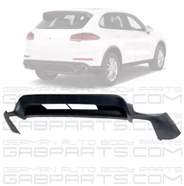 Porsche Cayenne 2015-2018 Rear Bumper Lower Trim Valance Diffuser 958505834559B9