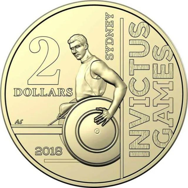 Invictus Games Sydney 2018 Two Dollar $2 Decimal Coin Queen Australia - CIRC