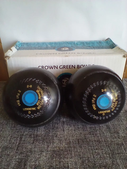 CROWN GREEN BOWLS 2lb 8oz Taylors Deluxe Standard Density 82 08 crown-green-bowls-2lb-8oz-taylors-deluxe-standard-density-82-08