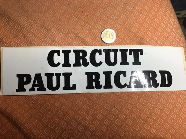 AUTOCOLLANT ANCIEN VOITURE RENAULT 4 R4 4L circuit Paul Ricard 1975 old sticker EUR 24,00